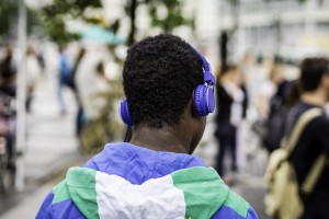 Man with headphones by Sascha Kohlmann